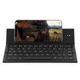 Teclado Bluetooth V3.0 plegable ultrafino GK608, soporte integrado, compatible con sistemas Android/iOS/Windows, GK608 (negro), GK608 (gris), GK608 (dorado)